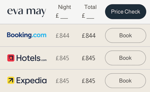 Price list